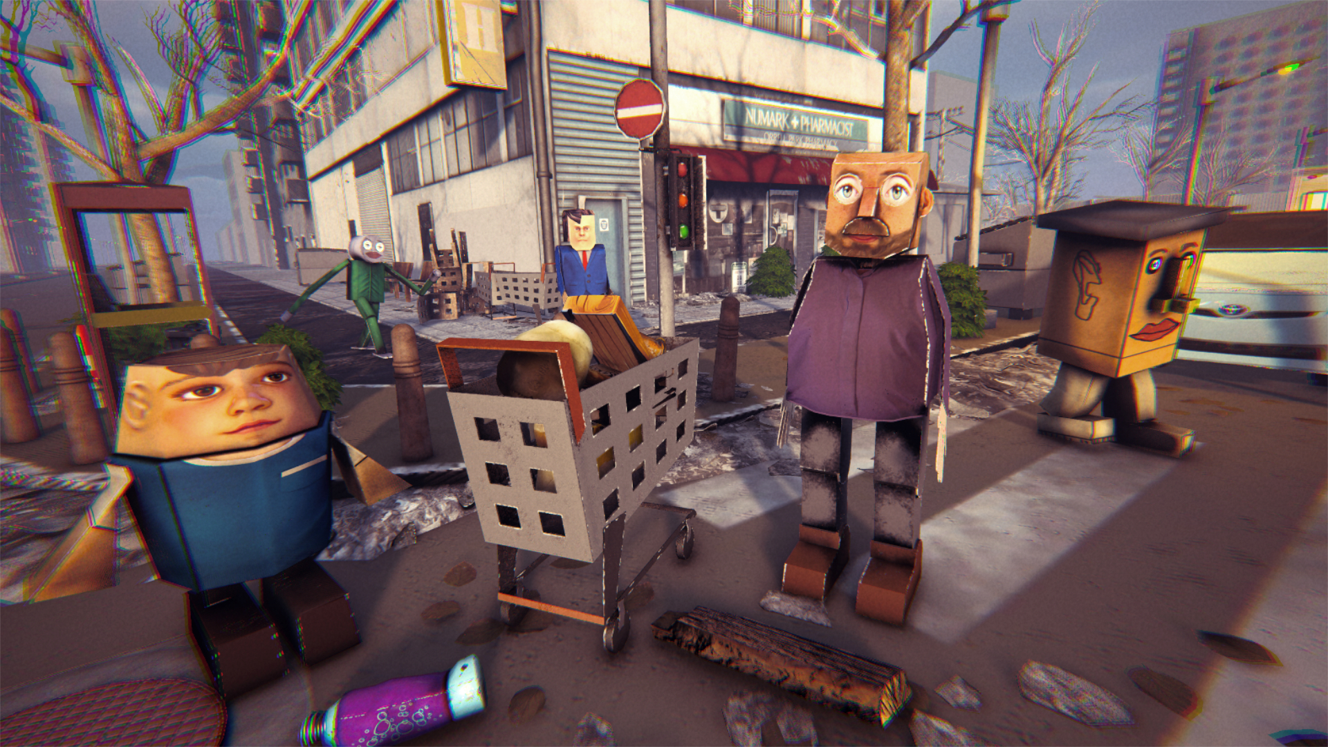 Screenshot van Trash Game